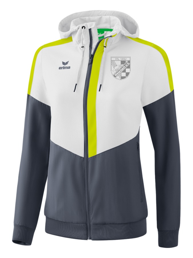 Erima Squad Tracktop Jacke mit Kapuze Damen