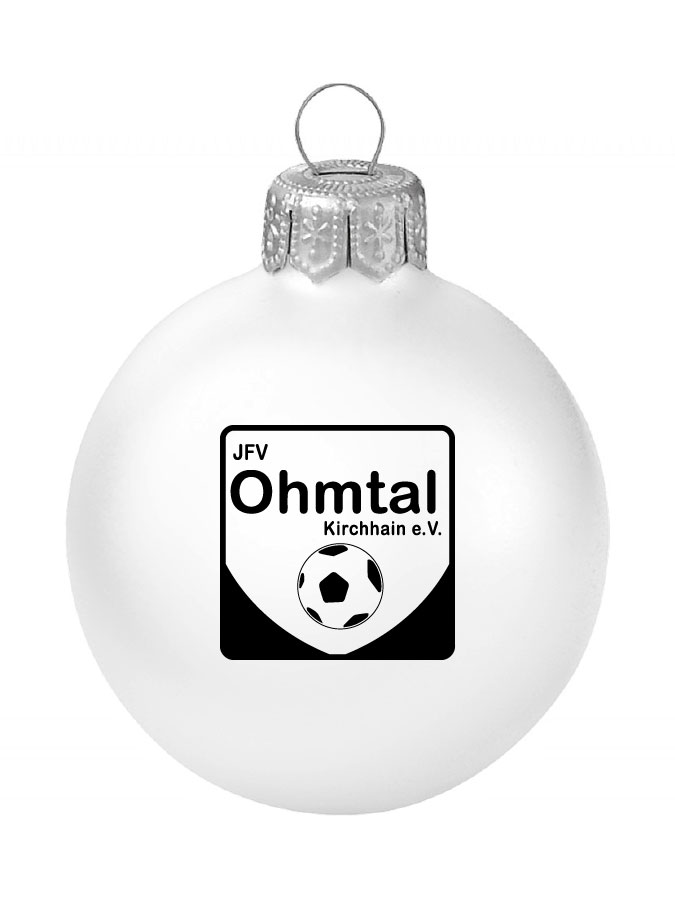 Weihnachtskugel Logo 8cm