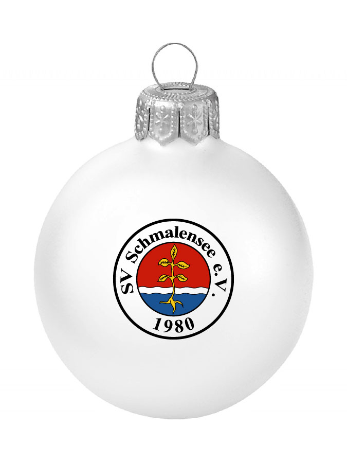 Weihnachtskugel Logo 8cm