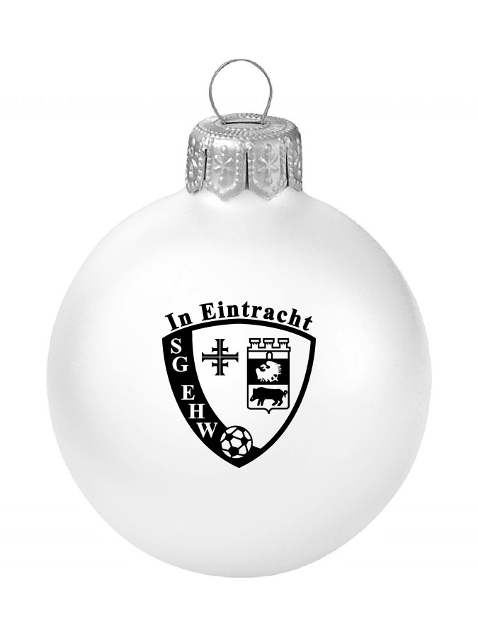 Weihnachtskugel Logo 8cm