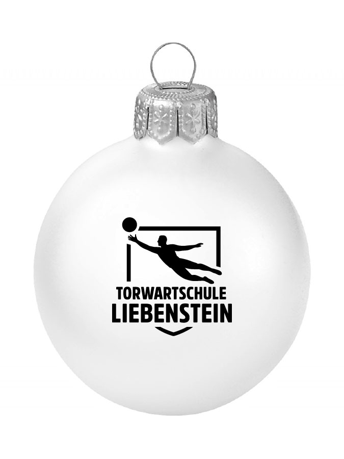 Weihnachtskugel Logo 8cm