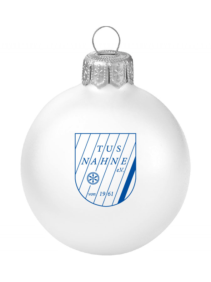Weihnachtskugel Logo 8cm