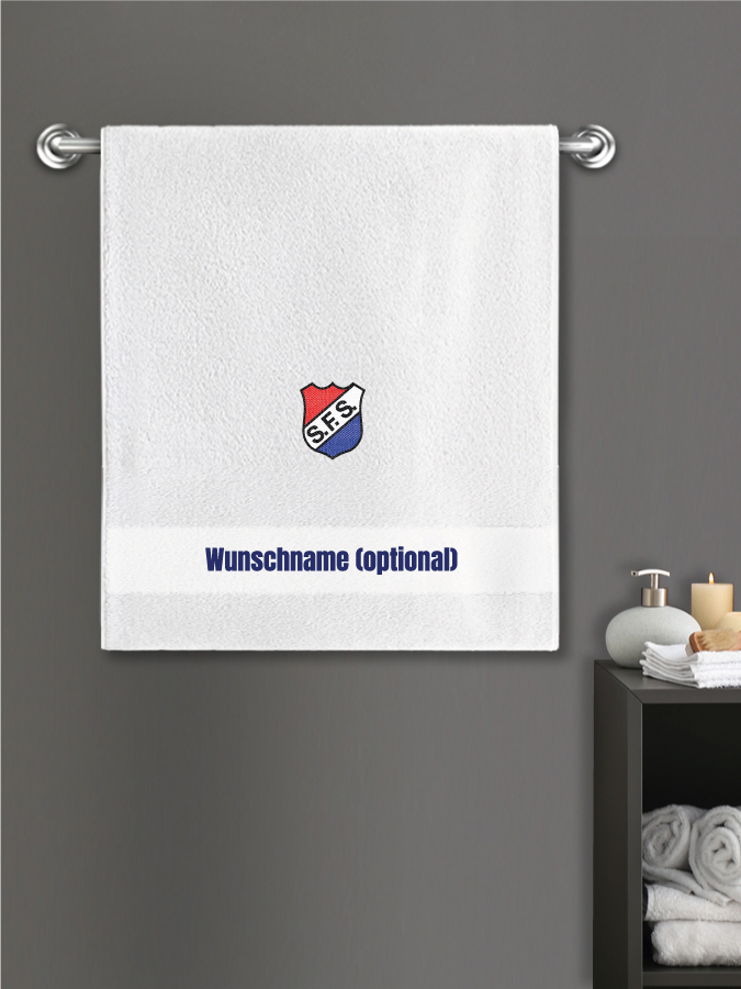 Badehandtuch Team Sticklogo