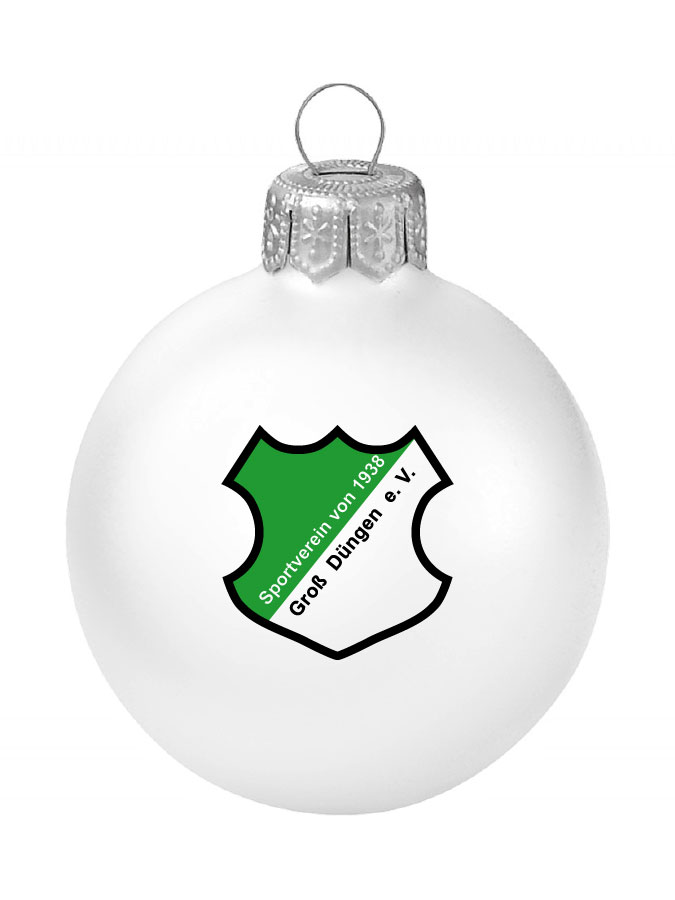Weihnachtskugel Logo 8cm