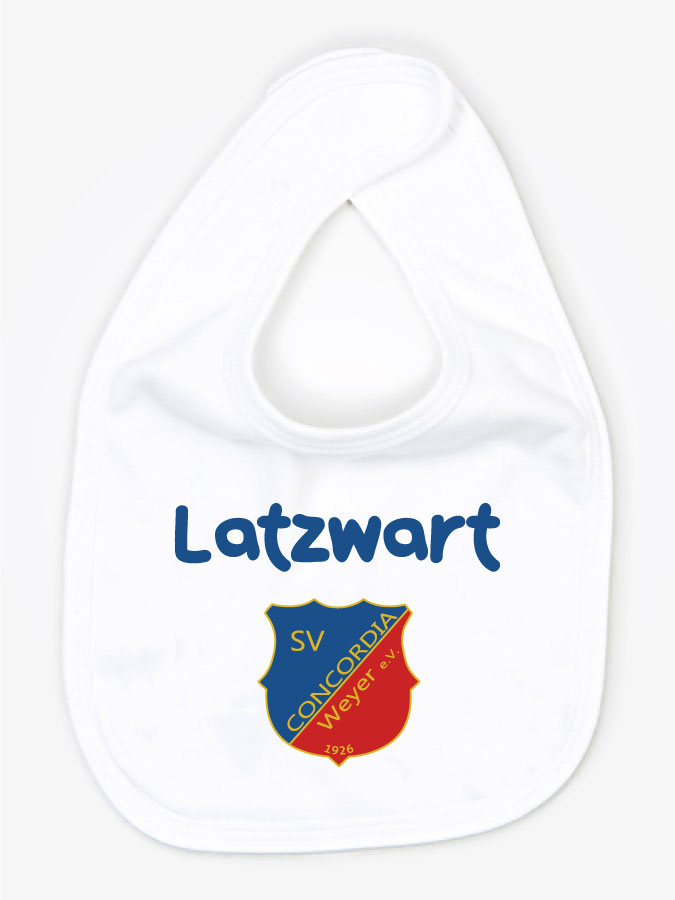 Babylätzchen Latzwart