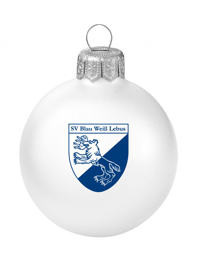 Weihnachtskugel Logo 8cm