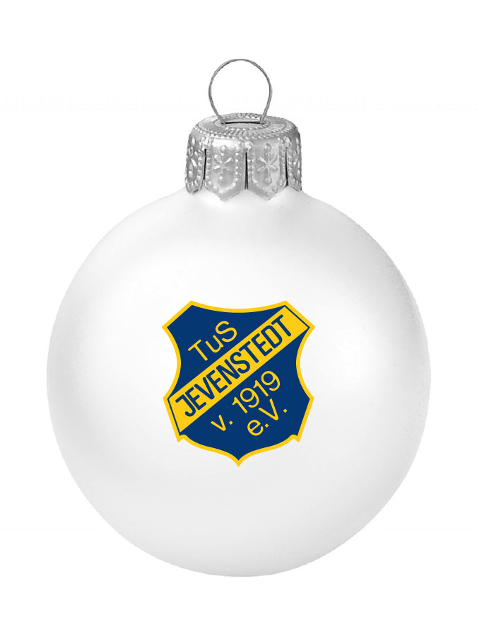 Weihnachtskugel Logo 8cm