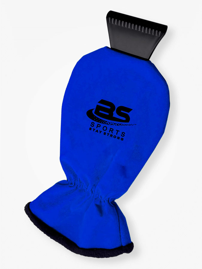 Eiskratzer mit Handschuh