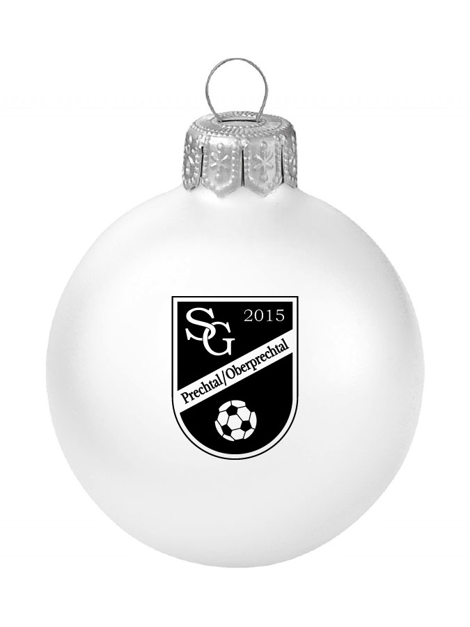 Weihnachtskugel Logo 8cm