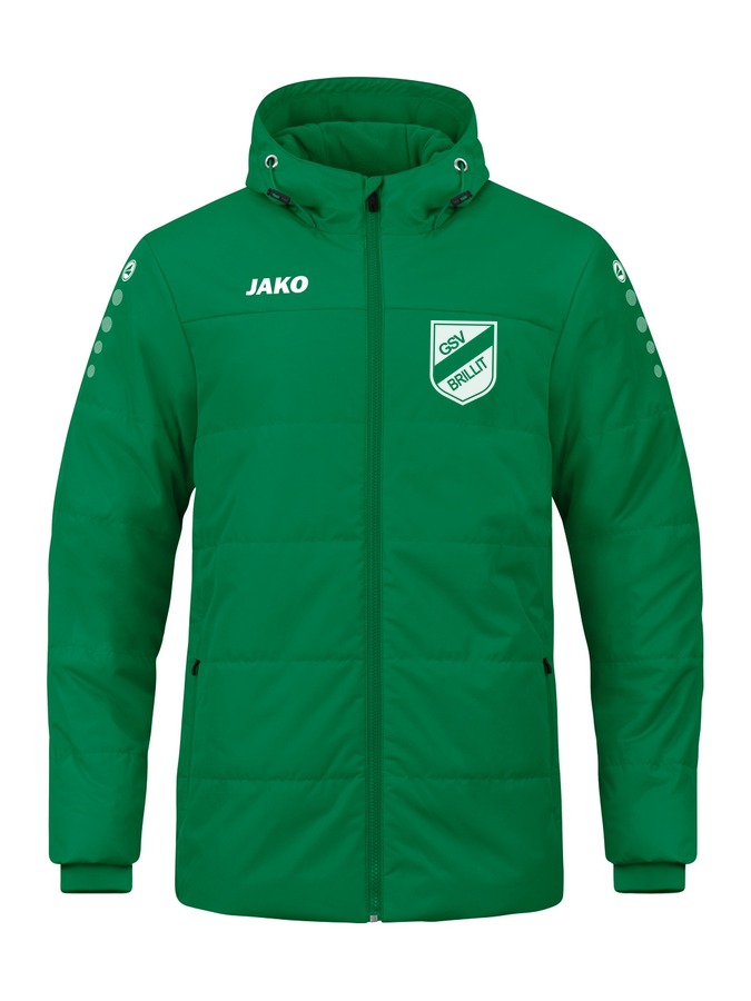 Jako Coachjacke Team mit Kapuze