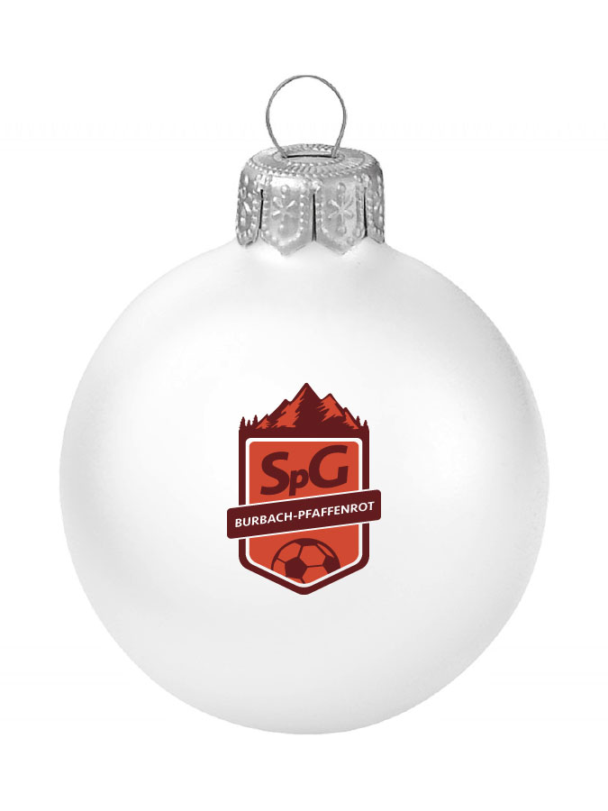 Weihnachtskugel Logo 8cm