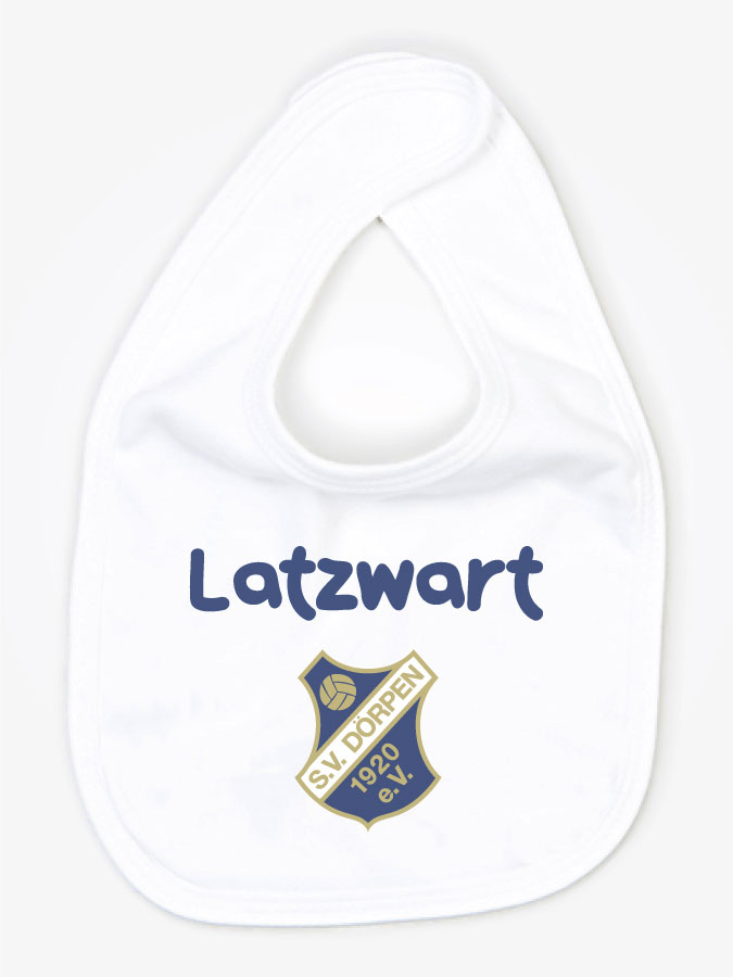 Babylätzchen Latzwart