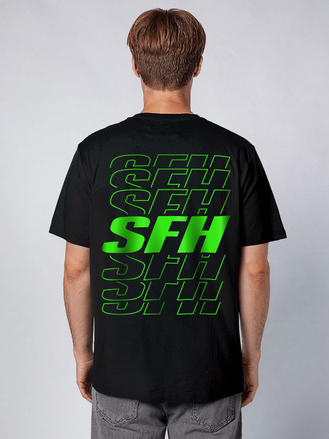 Oversized Shirt Neon Herren