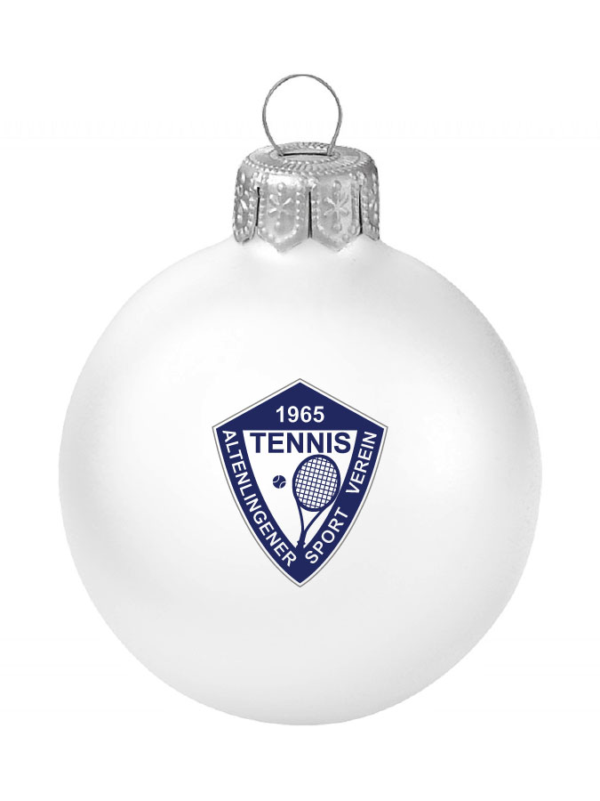 Weihnachtskugel Logo 8cm