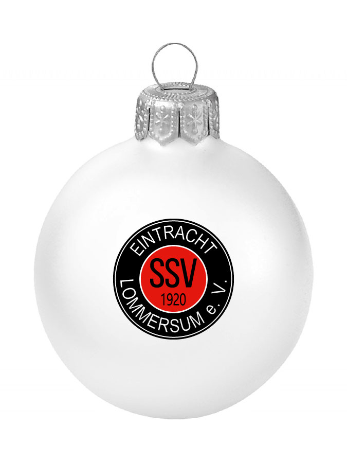 Weihnachtskugel Logo 8cm