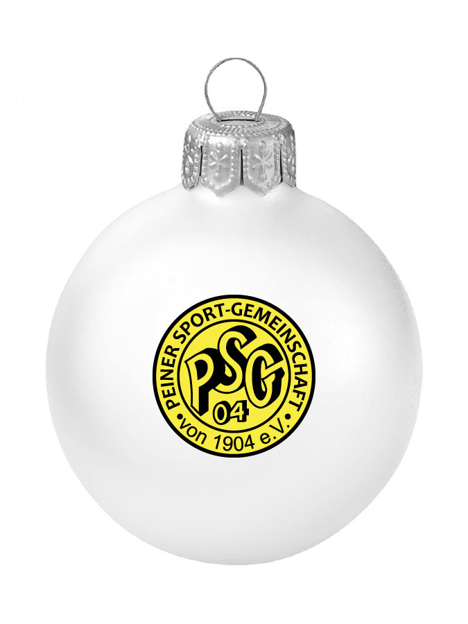 Weihnachtskugel Logo 8cm