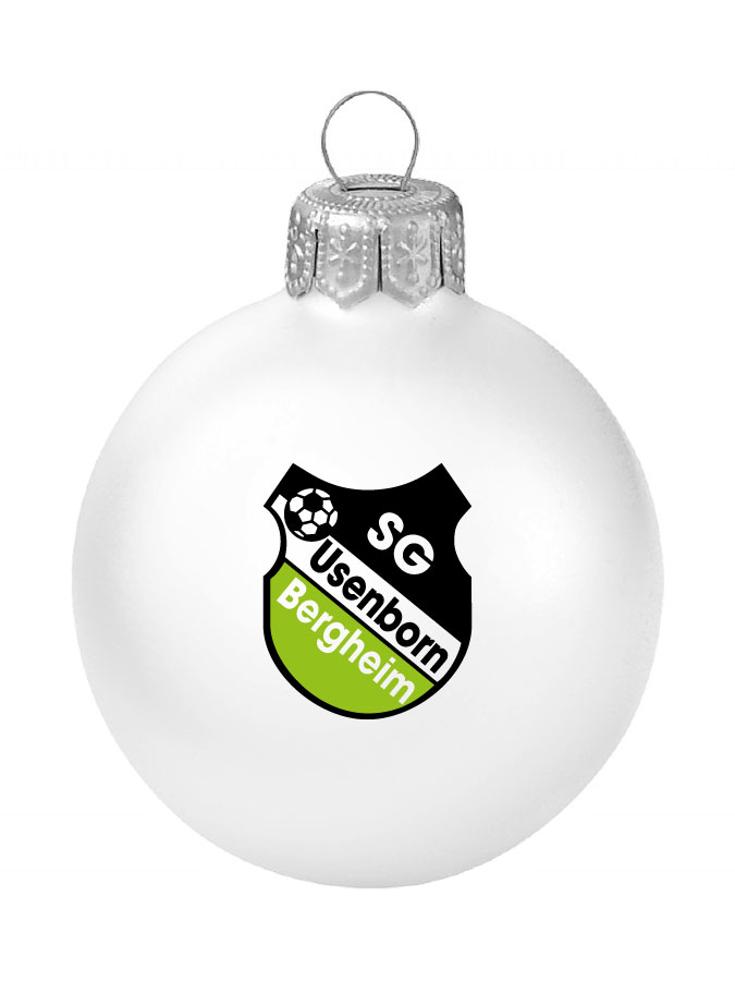 Weihnachtskugel Logo 8cm