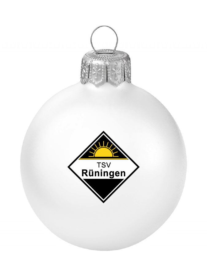 Weihnachtskugel Logo 8cm