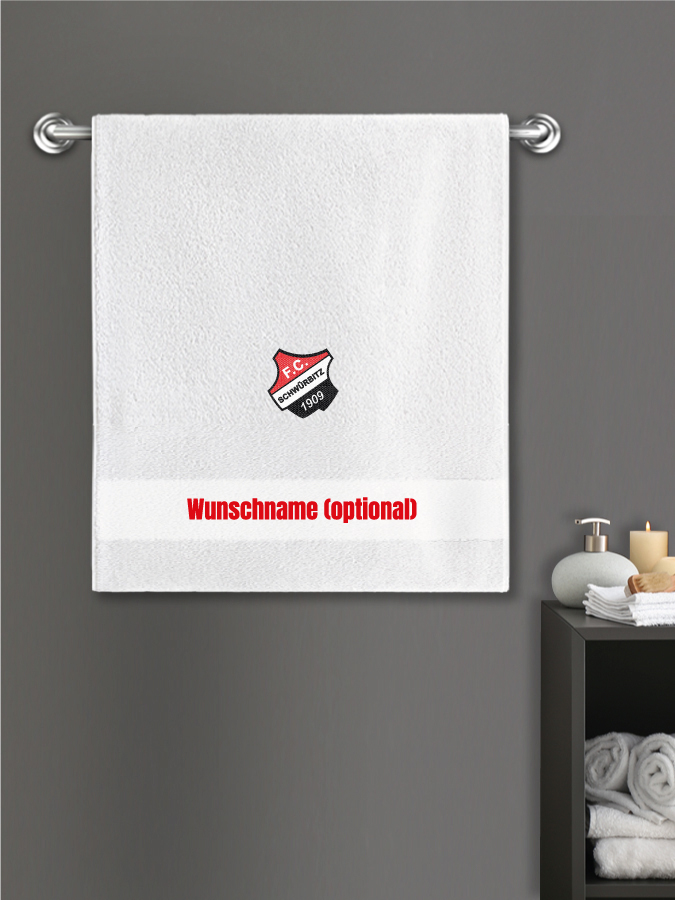 Badehandtuch Team Sticklogo