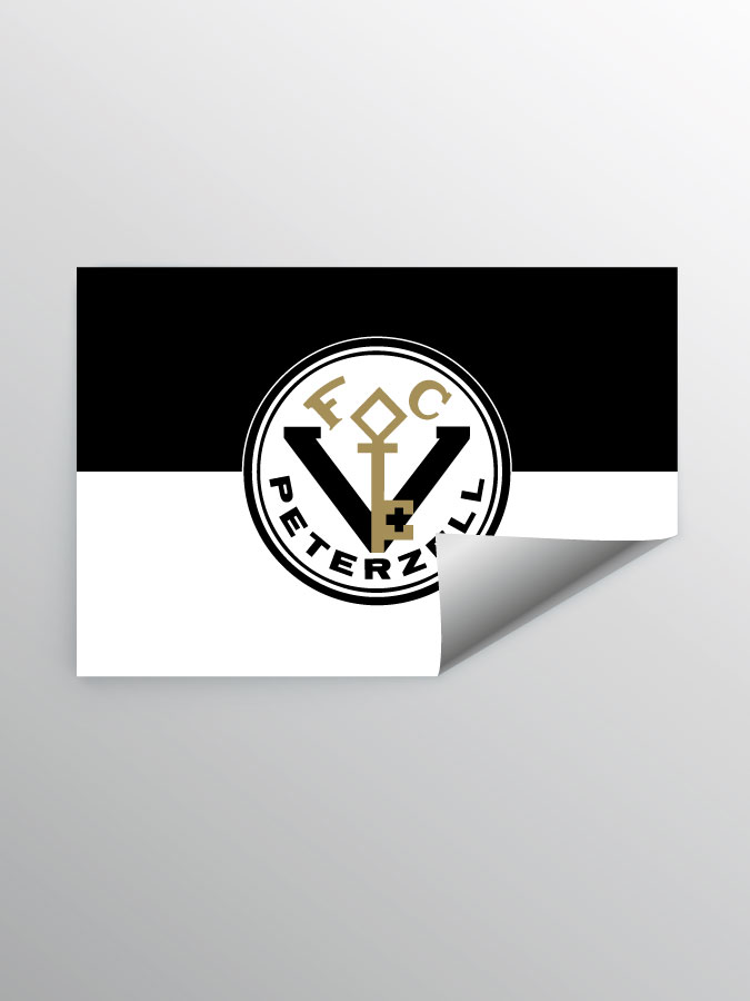 Aufkleber DIN A7 Logo