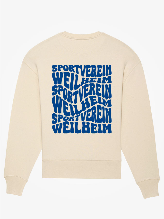Sweatshirt Oversized Wavy Herren