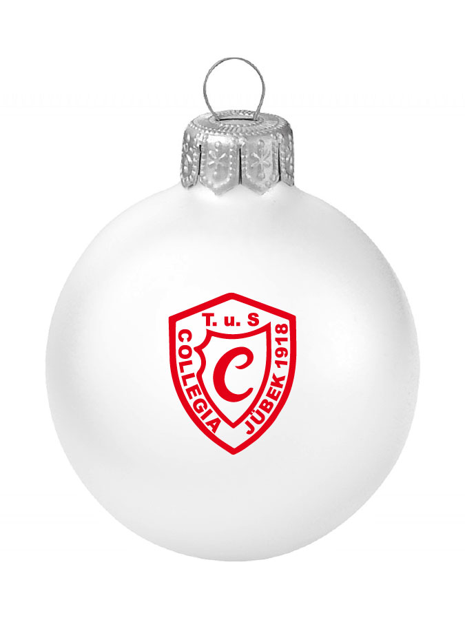 Weihnachtskugel Logo 8cm