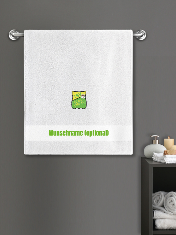 Badehandtuch Team Sticklogo