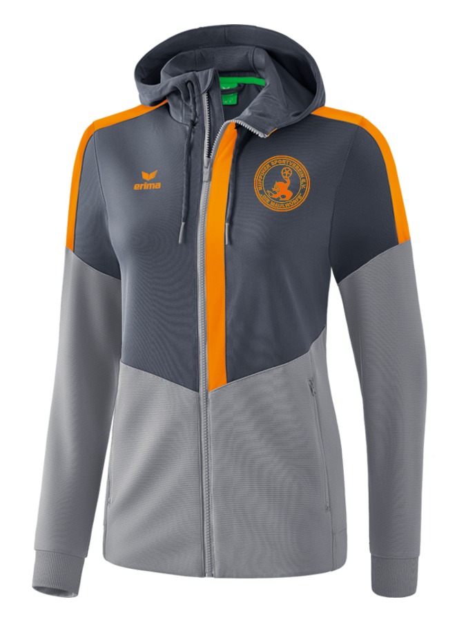 Erima Squad Trainingsjacke mit Kapuze Damen