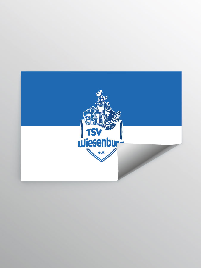 Aufkleber DIN A7 Logo