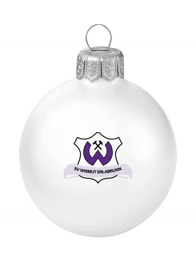 Weihnachtskugel Logo 8cm