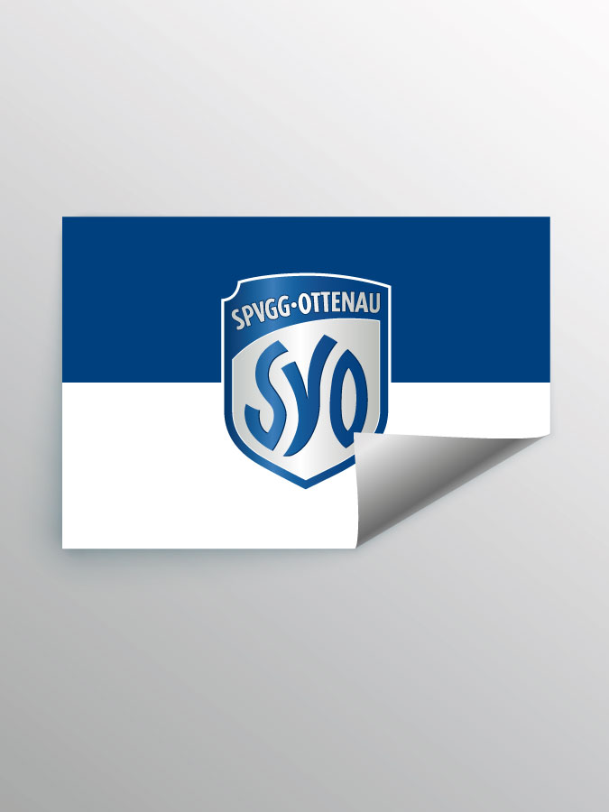Aufkleber DIN A7 Logo