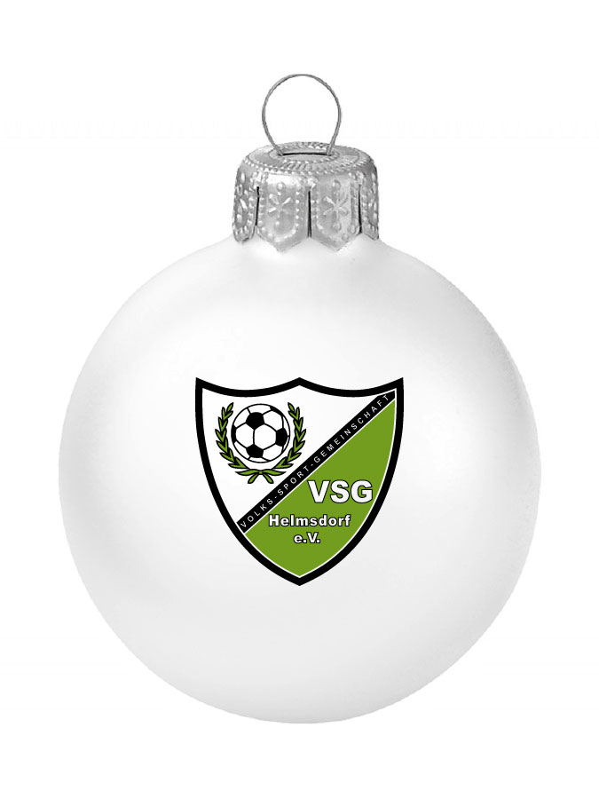 Weihnachtskugel Logo 8cm