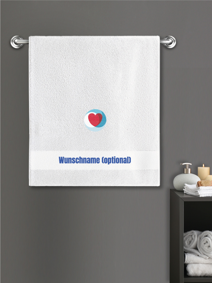 Badehandtuch Team Sticklogo