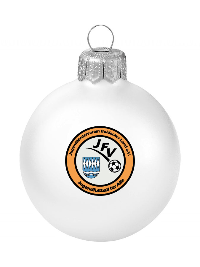 Weihnachtskugel Logo 8cm