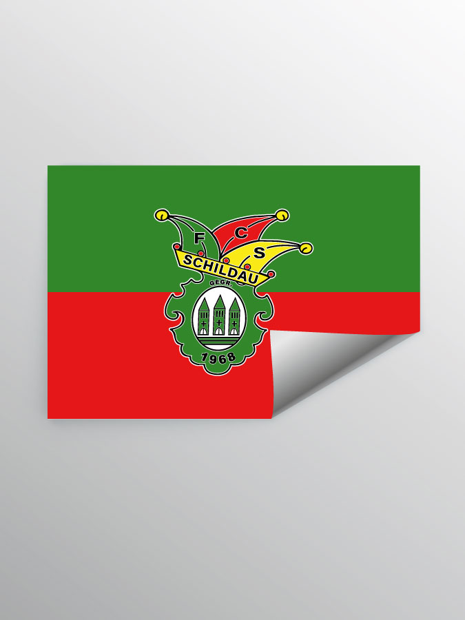 Aufkleber DIN A7 Logo