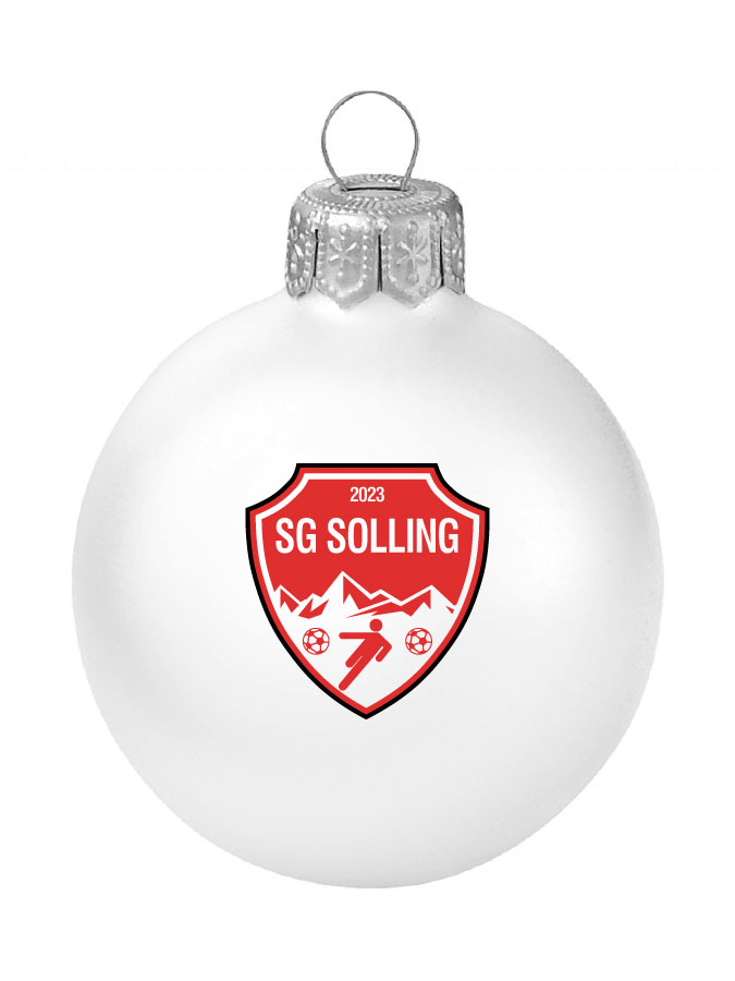 Weihnachtskugel Logo 8cm