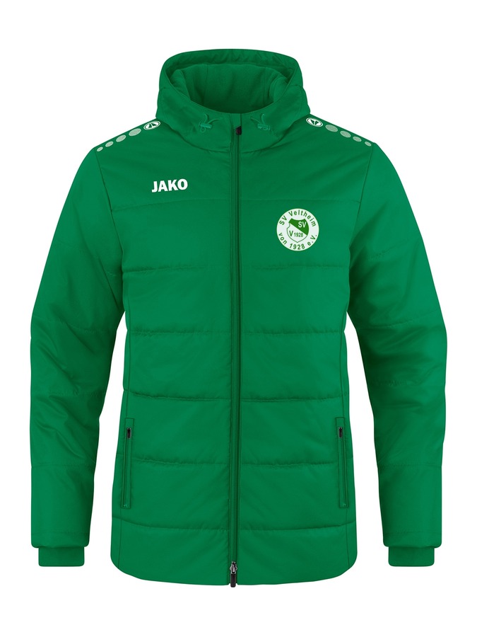Jako Coachjacke Team mit Kapuze