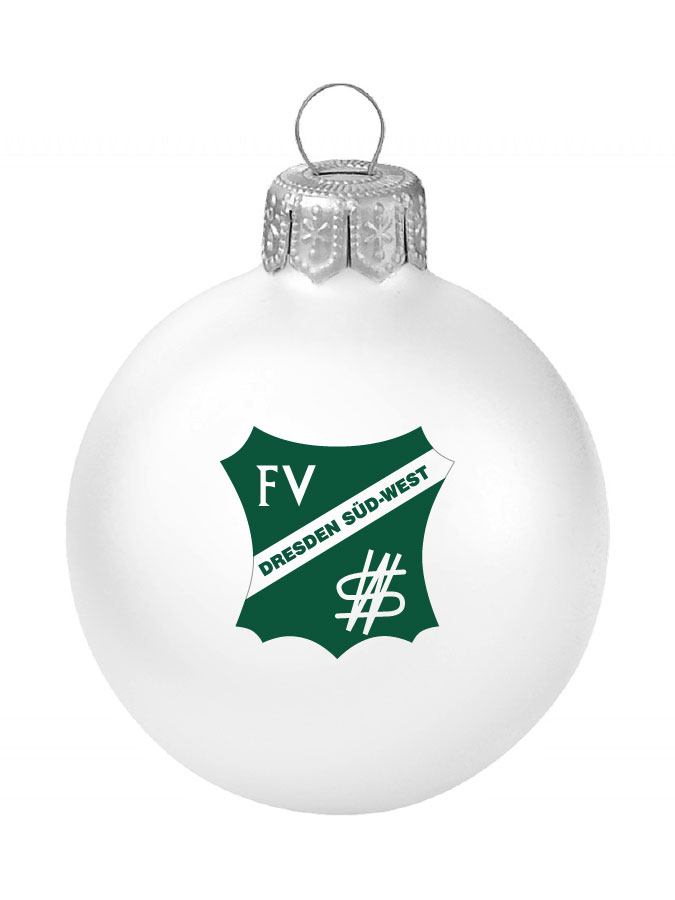 Weihnachtskugel Logo 8cm