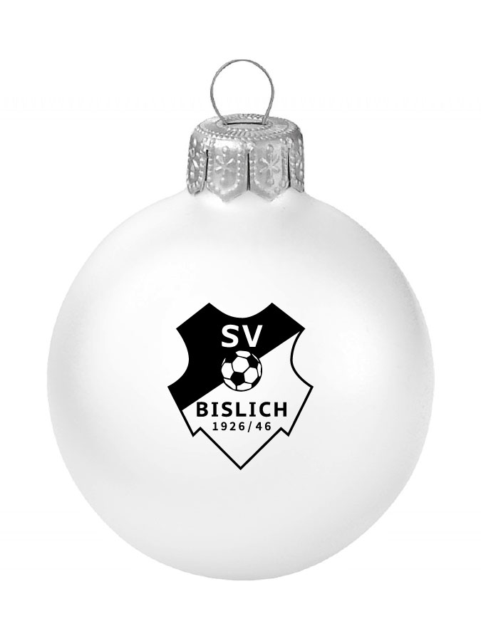 Weihnachtskugel Logo 8cm