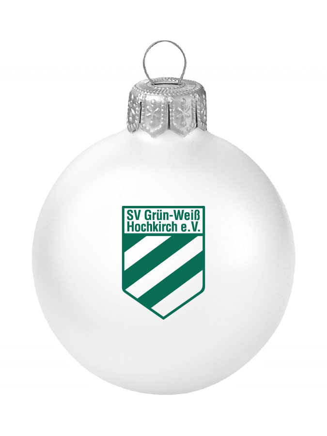 Weihnachtskugel Logo 8cm