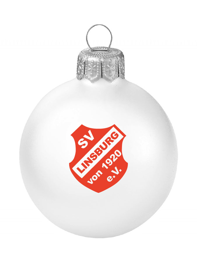 Weihnachtskugel Logo 8cm