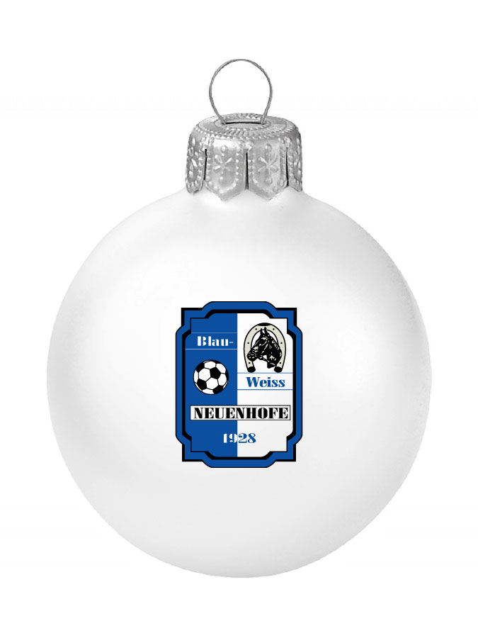 Weihnachtskugel Logo 8cm