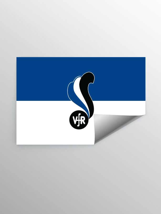 Aufkleber DIN A7 Logo