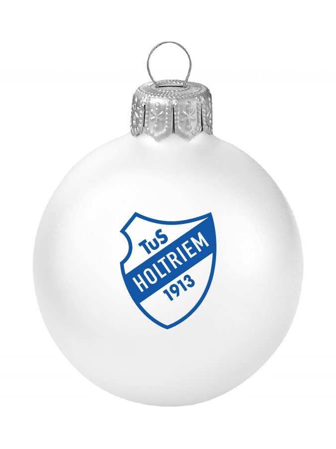 Weihnachtskugel Logo 8cm