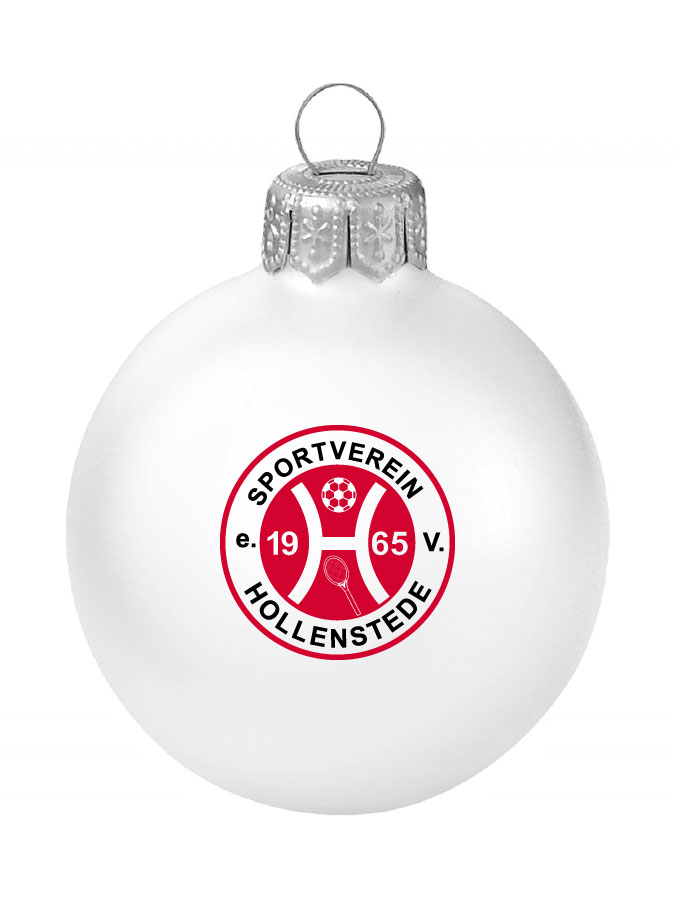 Weihnachtskugel Logo 8cm