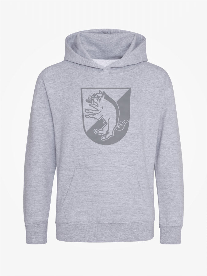 Hoodie All Grey Kids Unisex