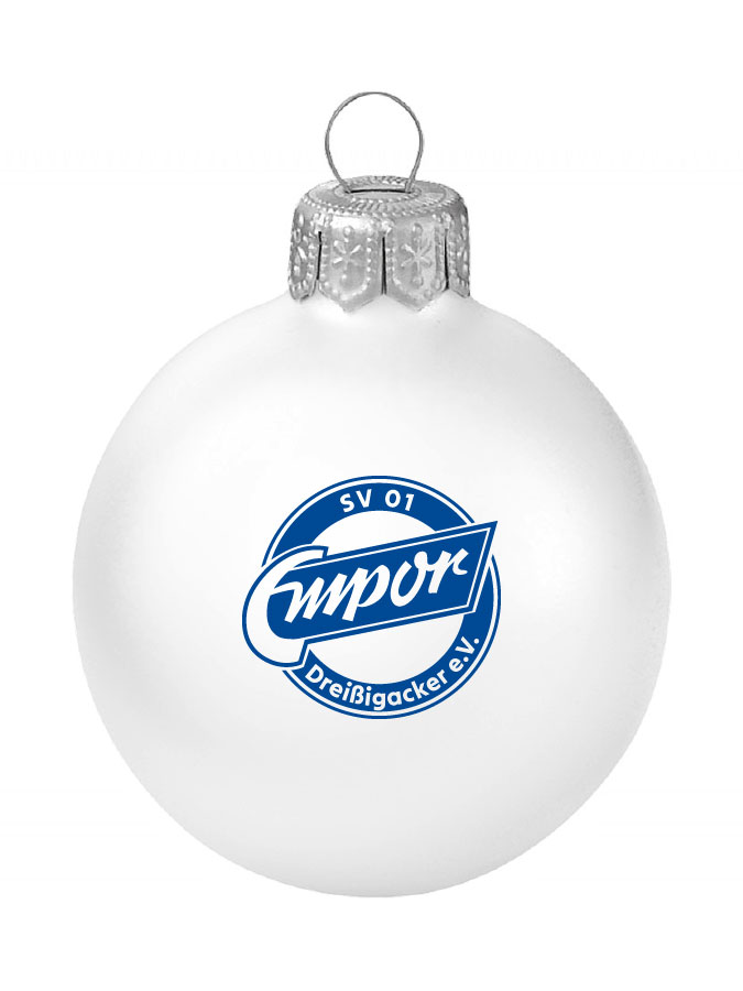 Weihnachtskugel Logo 8cm