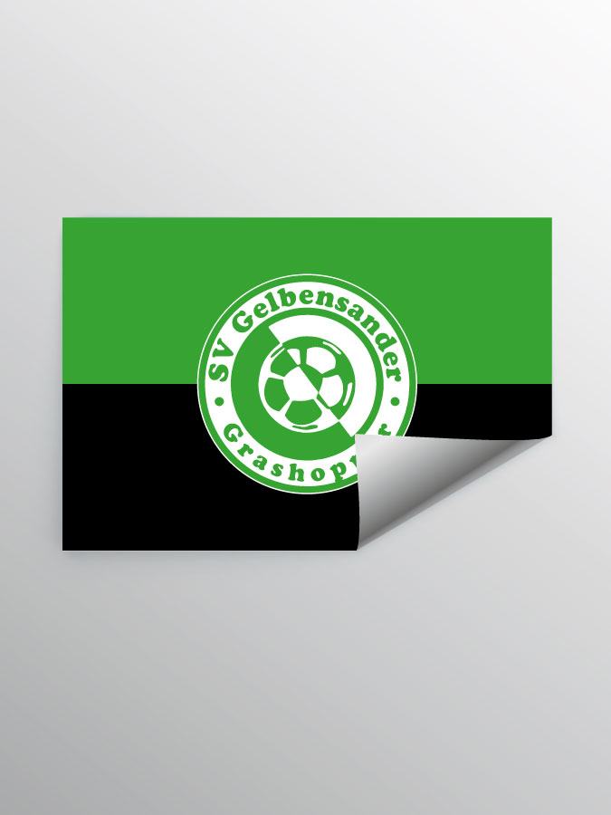Aufkleber DIN A7 Logo