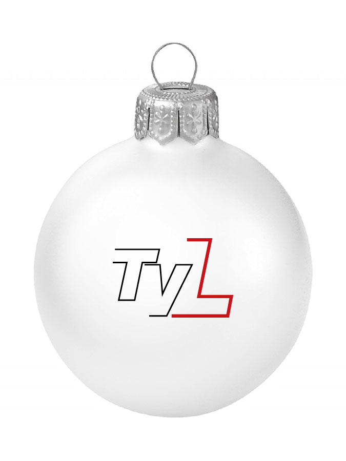 Weihnachtskugel Logo 8cm