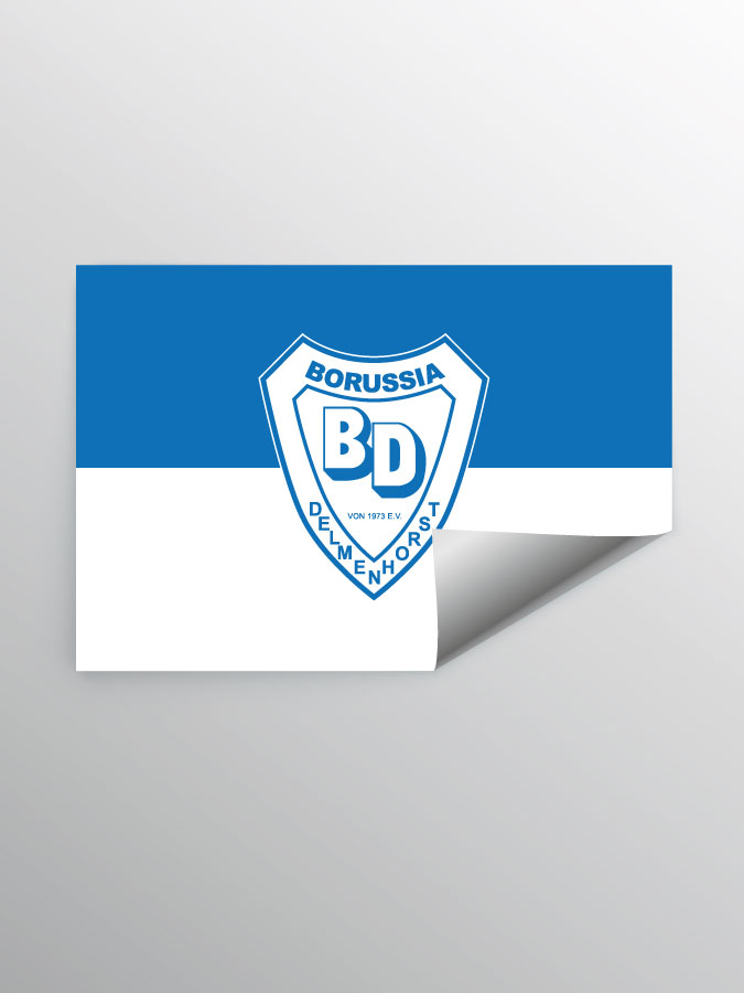 Aufkleber DIN A7 Logo